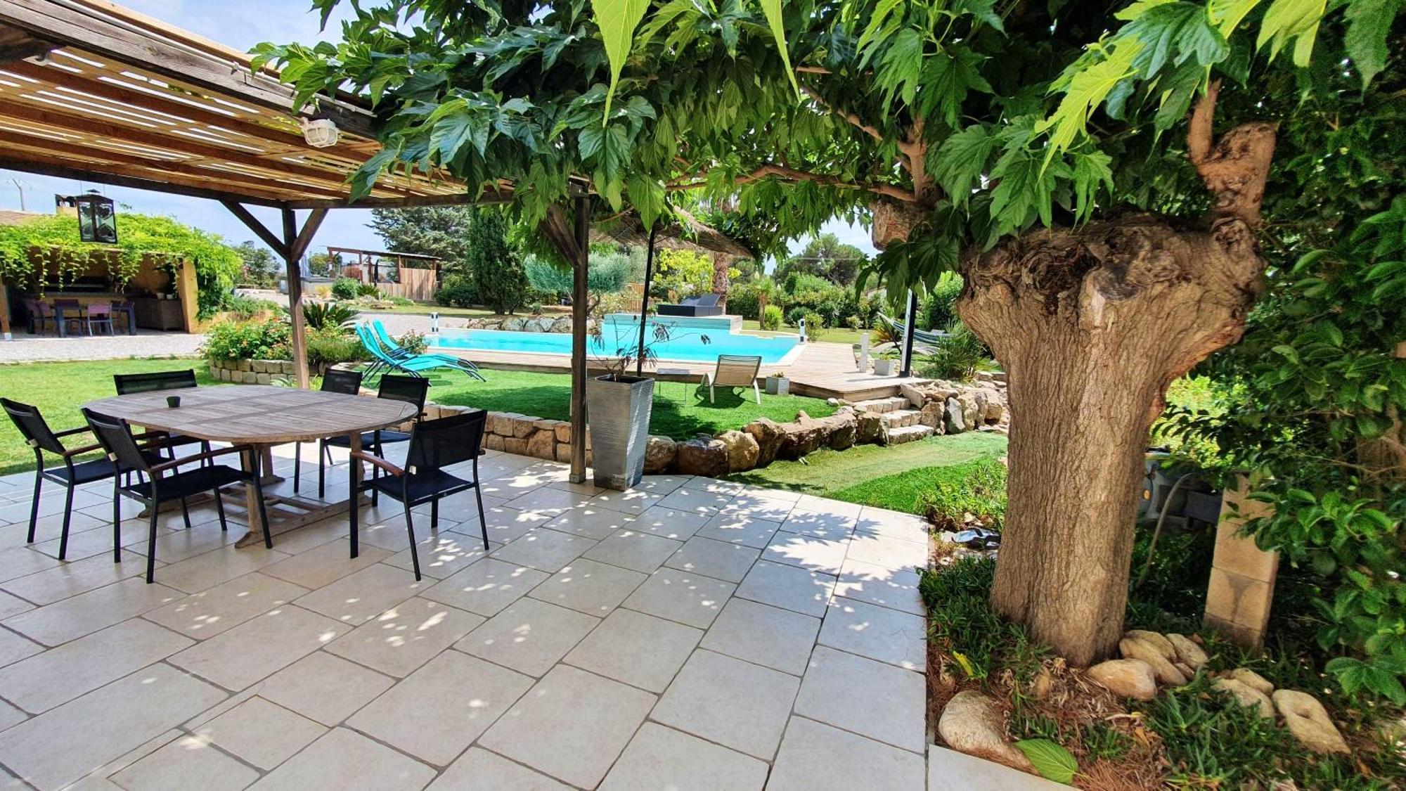 Villa Spacieuse A Beziers Avec Piscine Privee Et Jacuzzi Екстер'єр фото