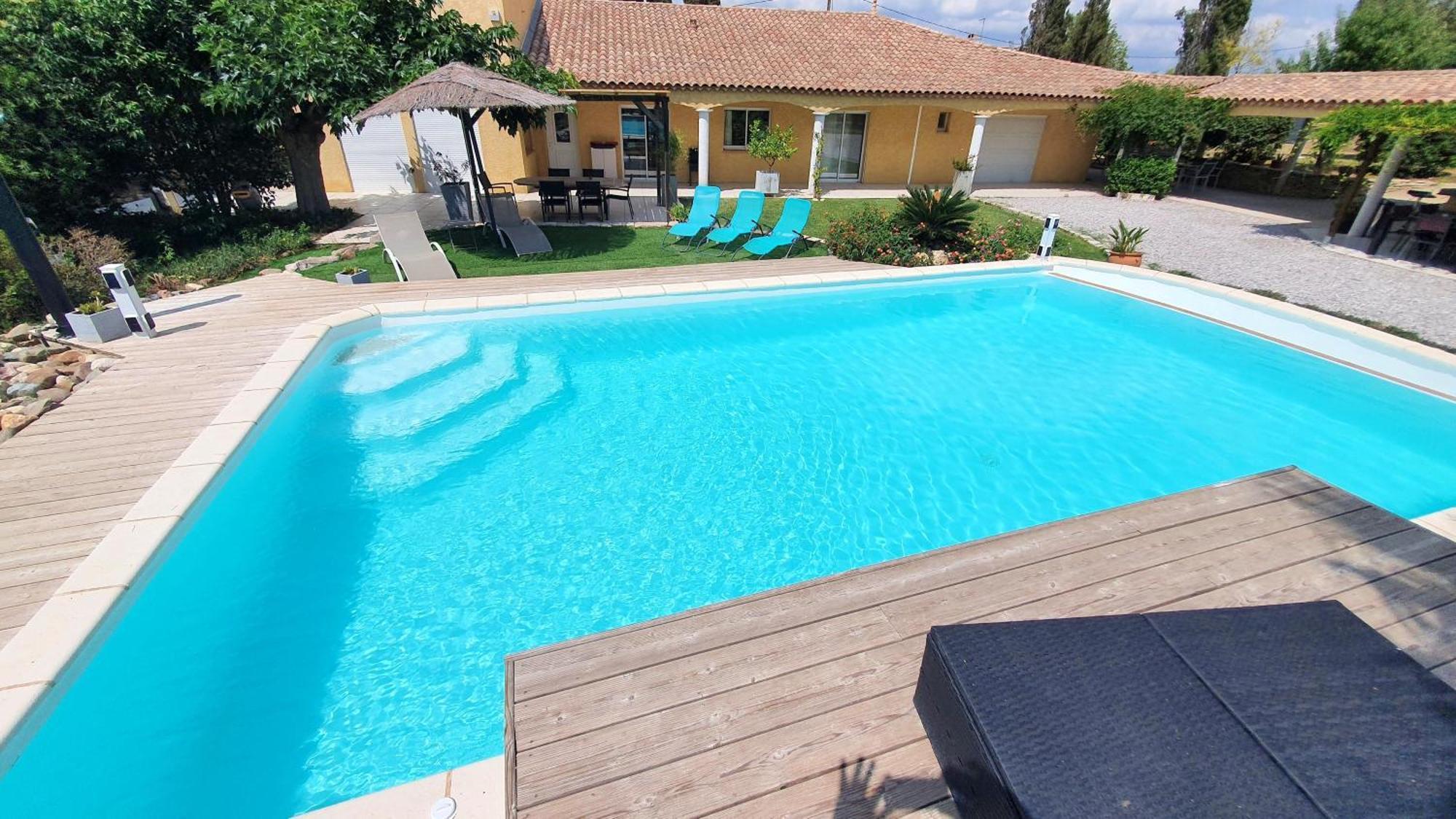 Villa Spacieuse A Beziers Avec Piscine Privee Et Jacuzzi Екстер'єр фото